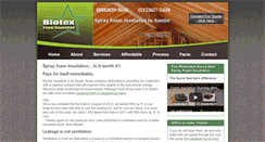 Desktop Screenshot of biotexfoam.com